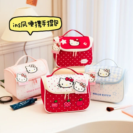 Five gold medal colored Hello Kitty portable handbag, thermal bag, tote bag, gift backpack, 16-inch computer bag Five gold medal colored Hello Kitty portable handbag, thermal bag, tote bag, gift backpack, 16-inch computer bag